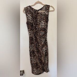 Victoria's secret xs animal print dress sleeveless
